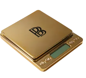 Gold Digital Scale Object Art by Ben Baller