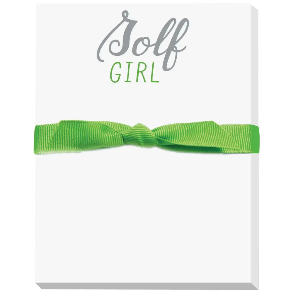 Golf Girl Notepad