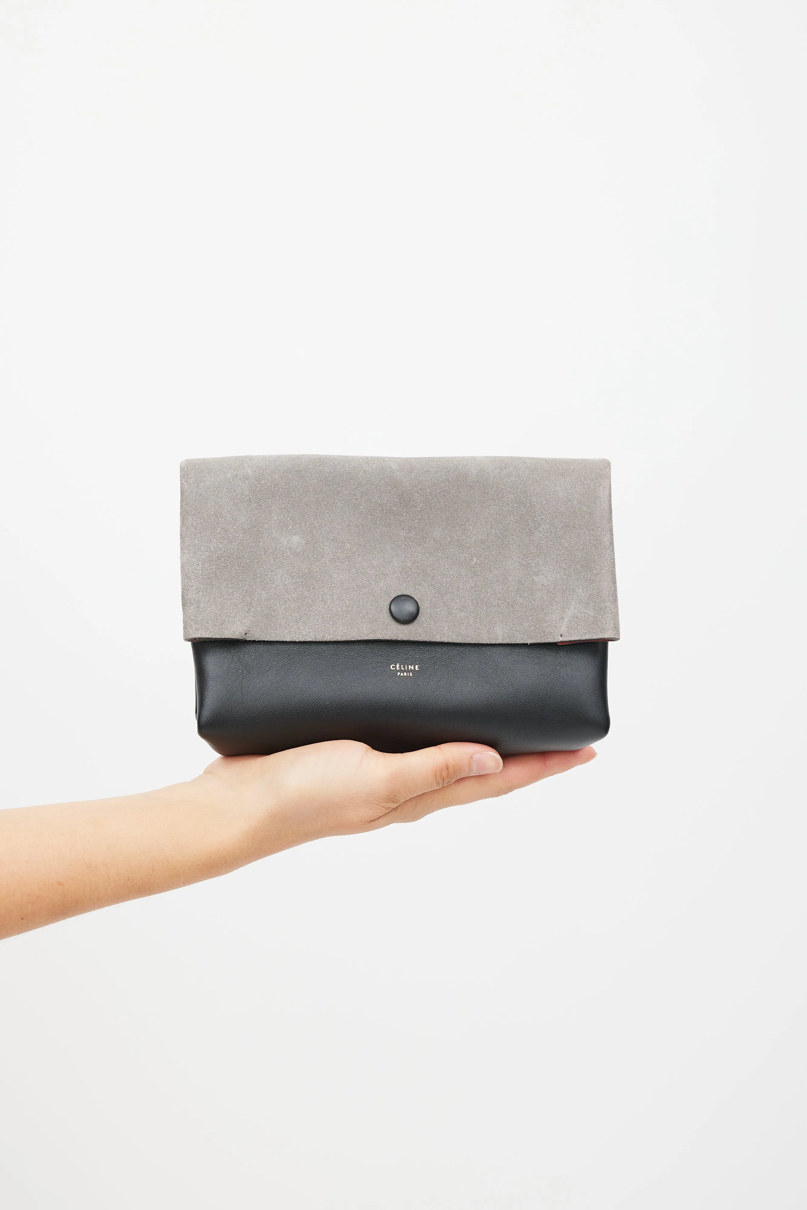 Grey & Multicolour Leather All Soft Bag