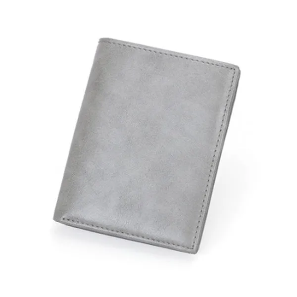 Grey Genuine Leather RFID Wallet 灰色真皮 RFID 錢包 CH19061