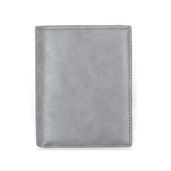 Grey Genuine Leather RFID Wallet 灰色真皮 RFID 錢包 CH19061