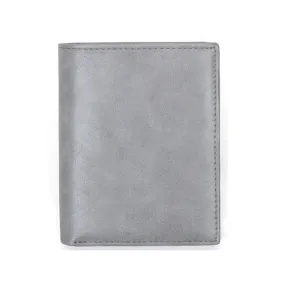 Grey Genuine Leather RFID Wallet 灰色真皮 RFID 錢包 CH19061