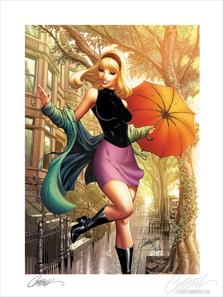 Gwen Stacy #1 SIDESHOW Fine Art Giclée AP Print (18x24)