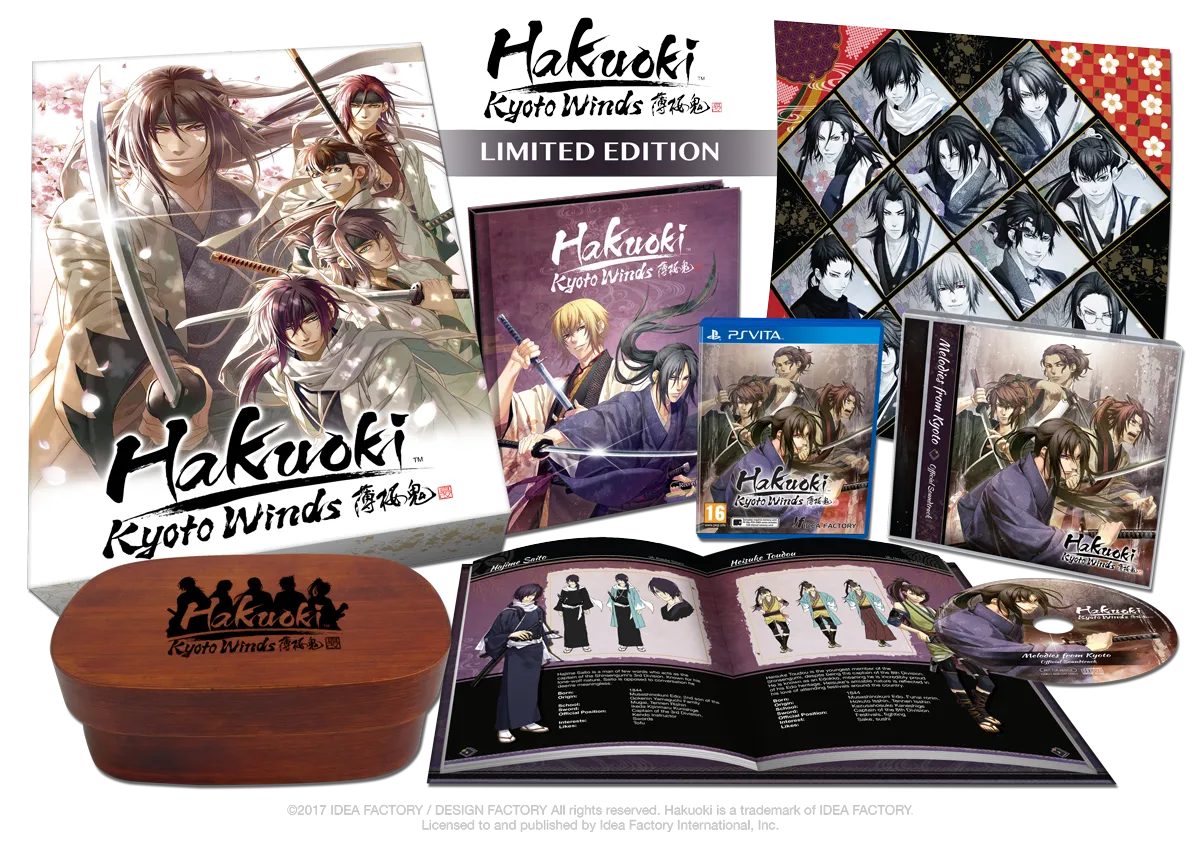 Hakuoki: Kyoto Winds - Limited Edition