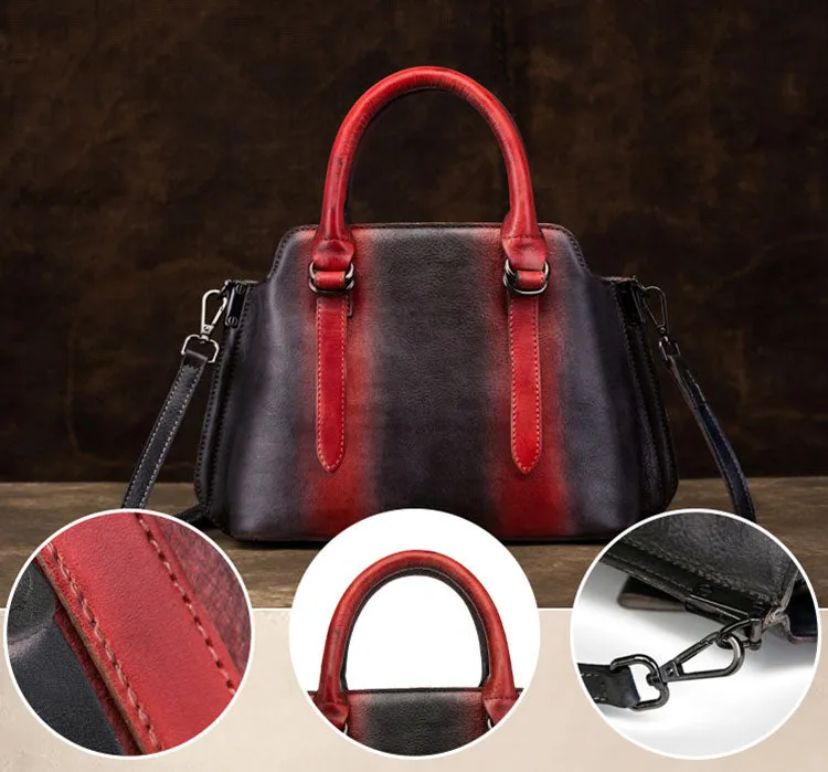 Handmade Women's Genuine Leather Handbags Designer Cross Shoulder Bag Sale For Women