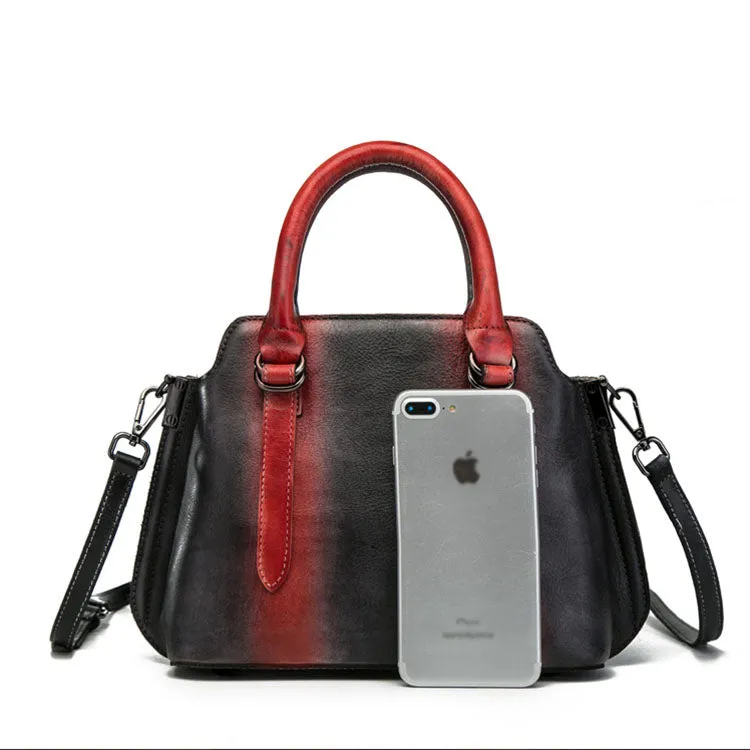 Handmade Women's Genuine Leather Handbags Designer Cross Shoulder Bag Sale For Women