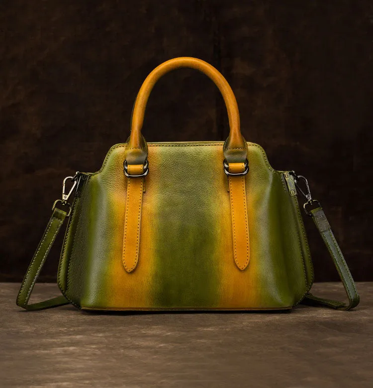 Handmade Women's Genuine Leather Handbags Designer Cross Shoulder Bag Sale For Women