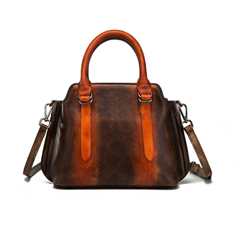 Handmade Women's Genuine Leather Handbags Designer Cross Shoulder Bag Sale For Women