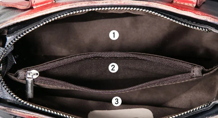 Handmade Women's Genuine Leather Handbags Designer Cross Shoulder Bag Sale For Women