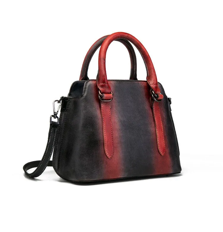 Handmade Women's Genuine Leather Handbags Designer Cross Shoulder Bag Sale For Women