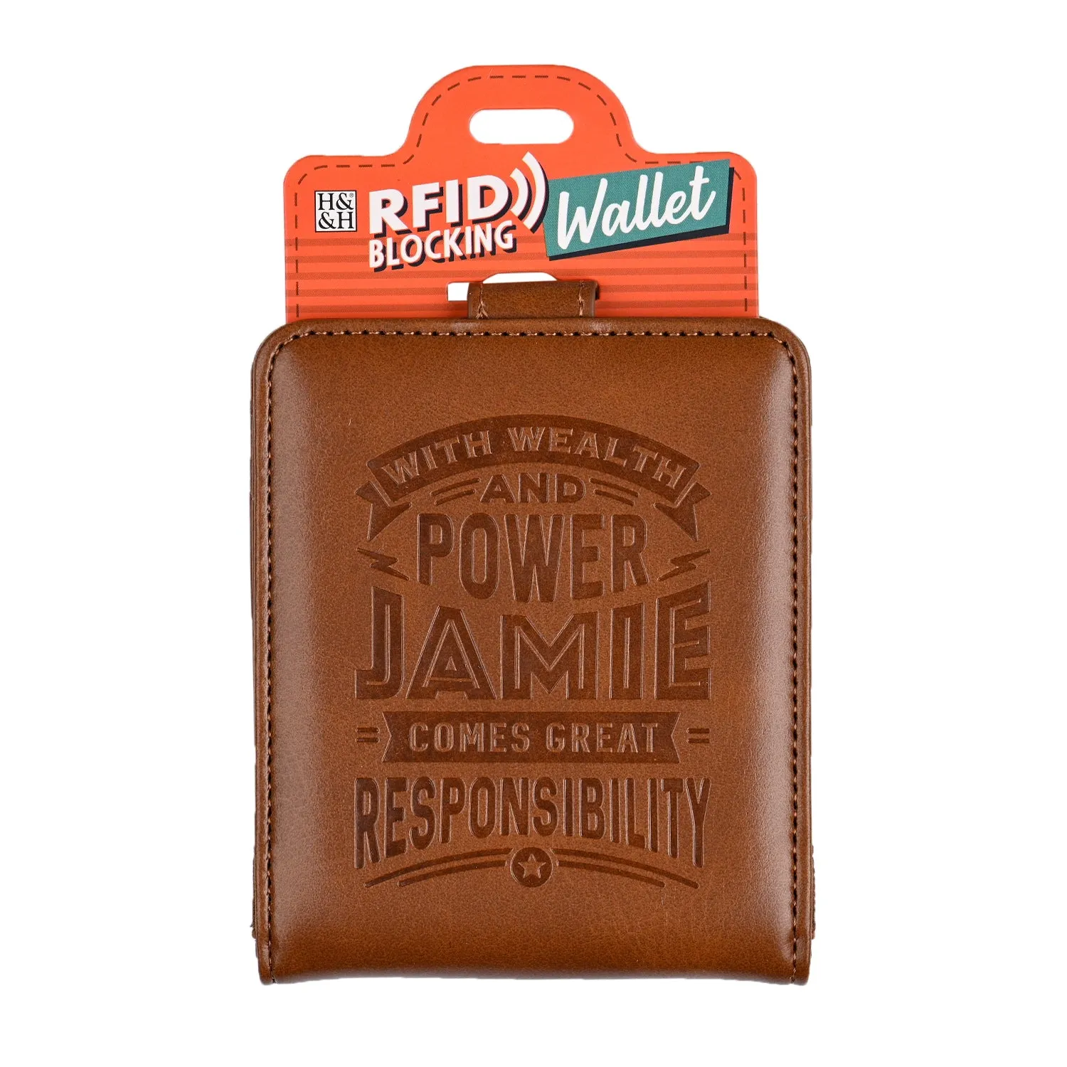 History & Heraldry Personalised RFID Wallet - Jamie