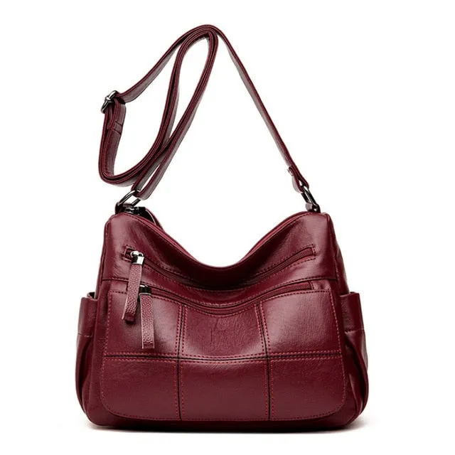 Hot Soft Leather Bolsa Luxury Ladies Hand Bags