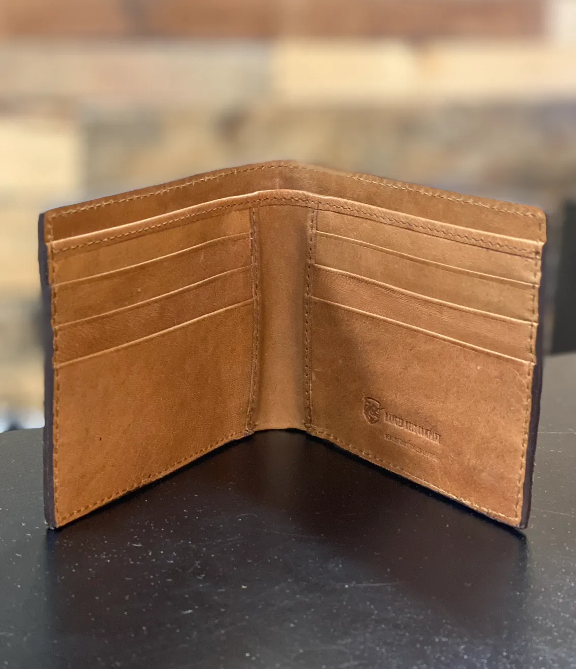 IWR-1B - Ranger Belt Co. Hand Carved Floral Leather Wallet