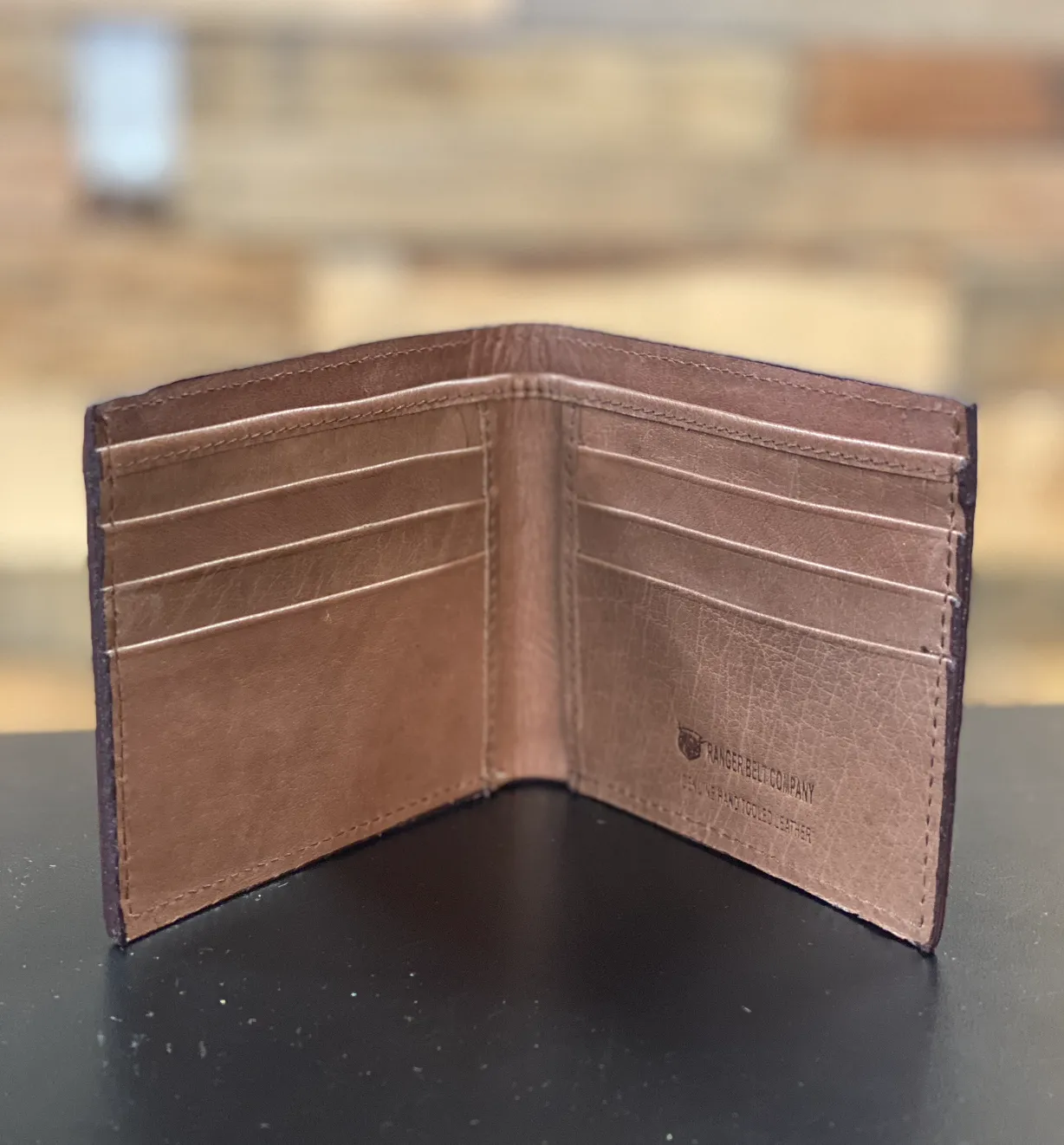 IWR-3B - Ranger Belt Co. Basket Weave Leather Wallet