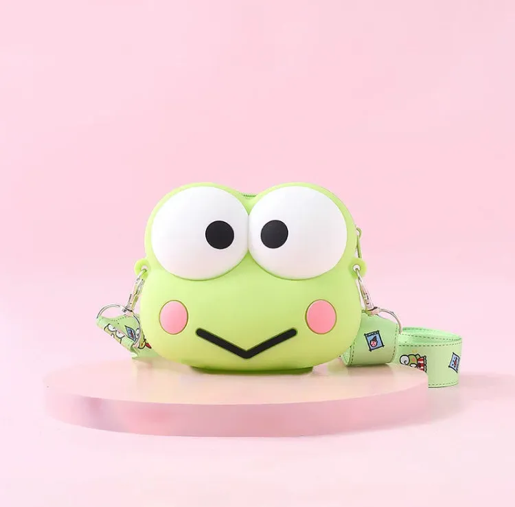 Japan Sanrio Silicone Big Head Shoulder Bag | KeroKeroKeroppi -  Kawaii Bag Birthday Girlfriend Children Gift