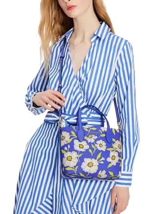 Kate Spade New York Bleecker Sunshine Floral Medium Crossbody Tote