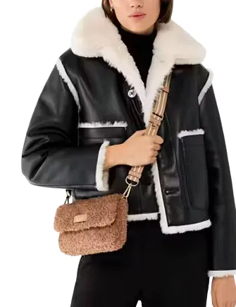 Kate Spade New York Rosie Faux Fur Small Flap Crossbody