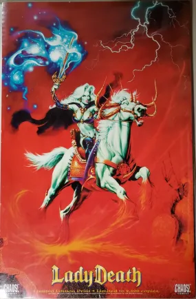 Lady Death Limited Edition print by Chaos Comics