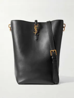 Le 37 Long leather bucket bag
