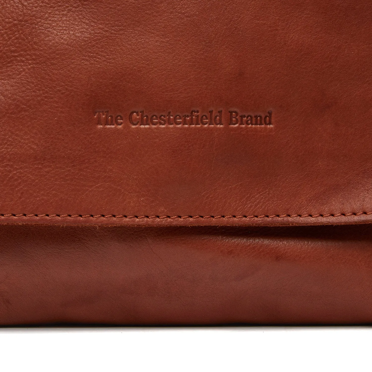 Leather Shoulder Bag Cognac Duncan