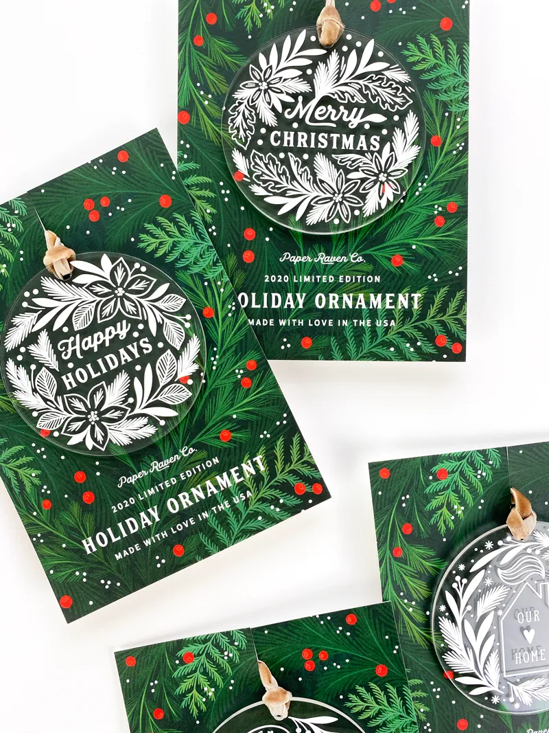 Limited Edition Acrylic Ornament: Home for the Holidays