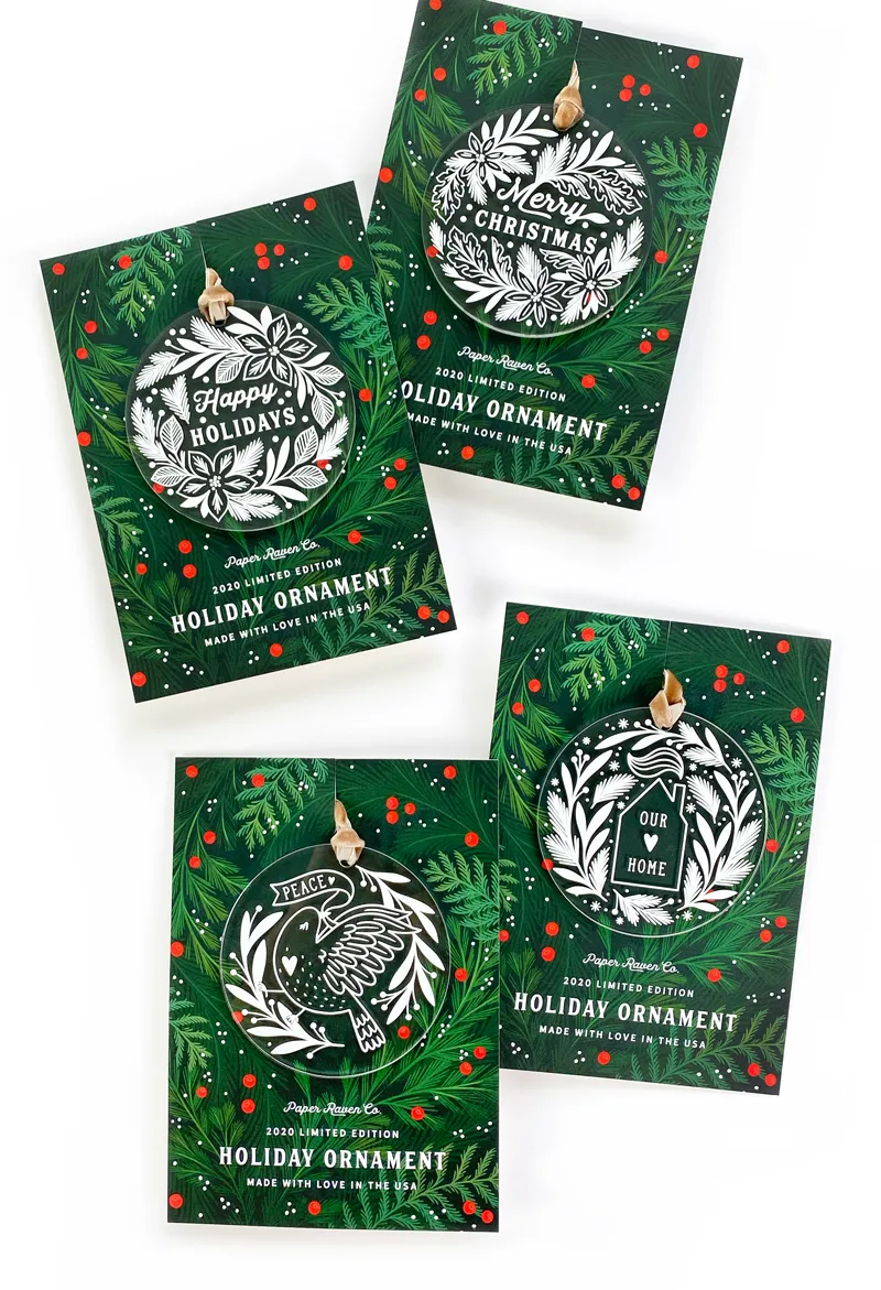 Limited Edition Acrylic Ornament: Home for the Holidays