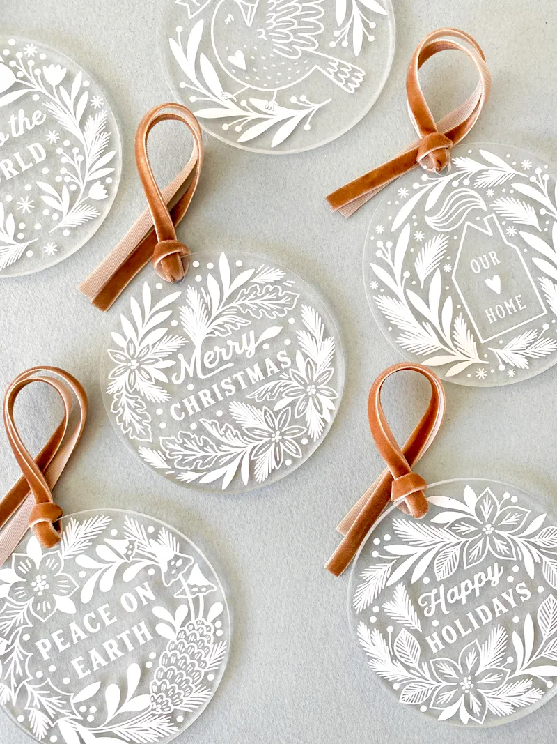 Limited Edition Acrylic Ornament: Home for the Holidays