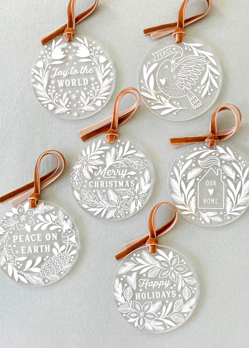 Limited Edition Acrylic Ornament: Home for the Holidays