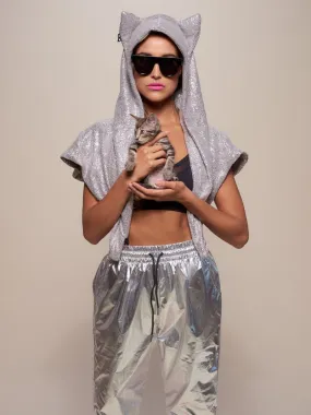 Limited Edition Diamond Wolf Fabric Shawl