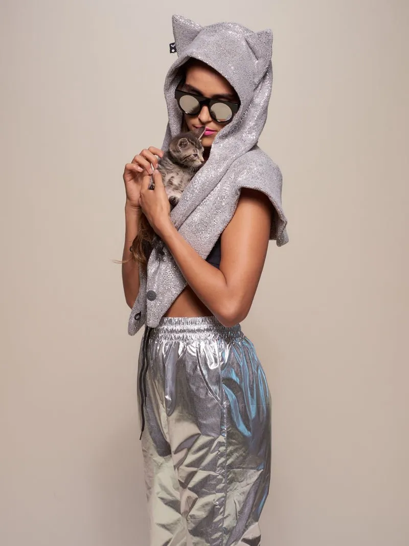 Limited Edition Diamond Wolf Fabric Shawl