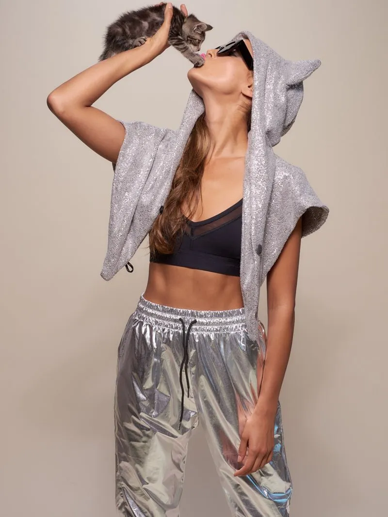 Limited Edition Diamond Wolf Fabric Shawl