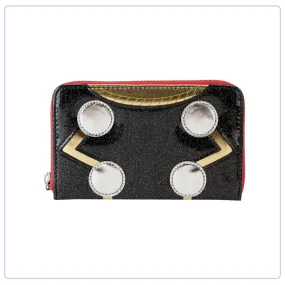 Loungefly Marvel Shine Thor Cosplay  Zip Around Wallet