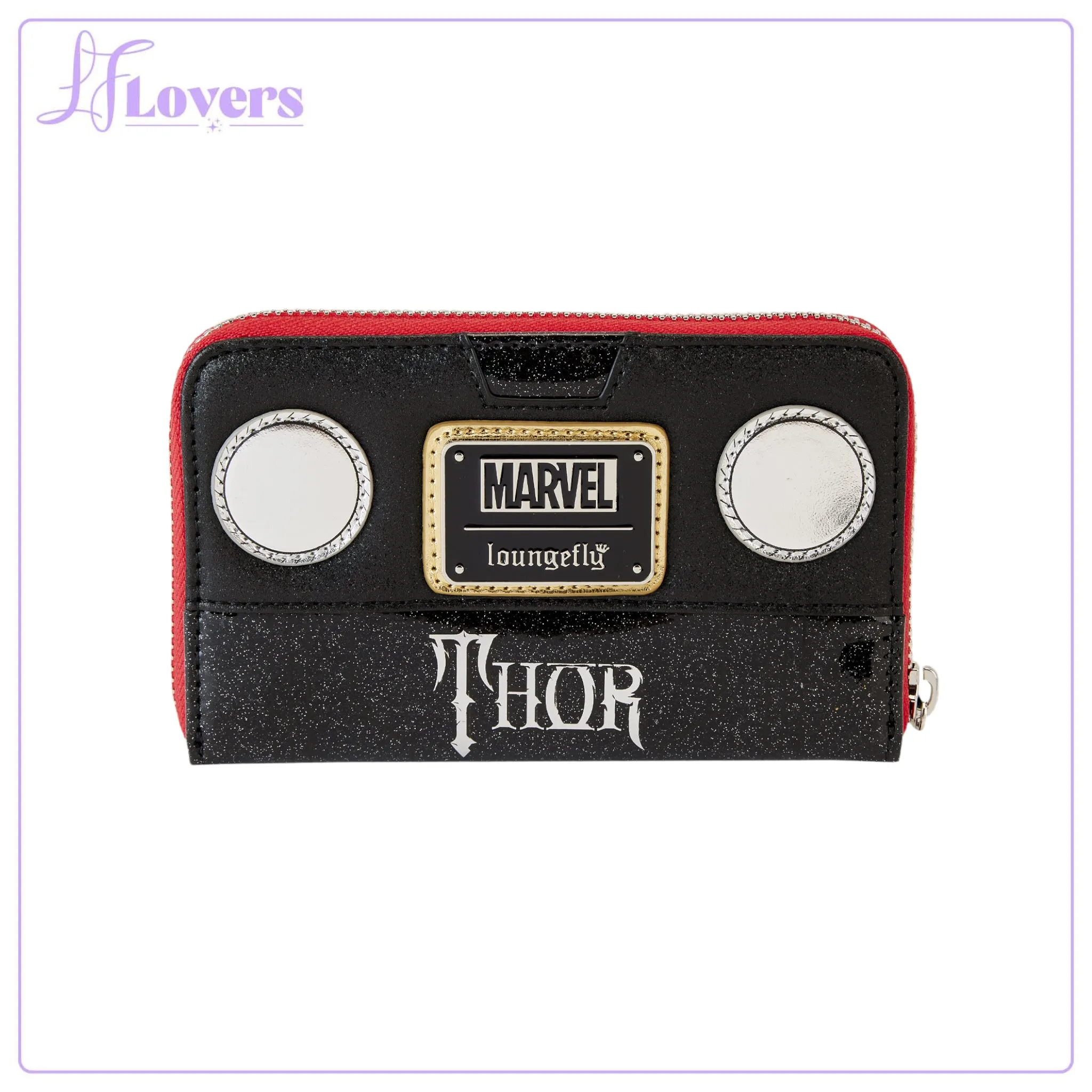 Loungefly Marvel Shine Thor Cosplay  Zip Around Wallet