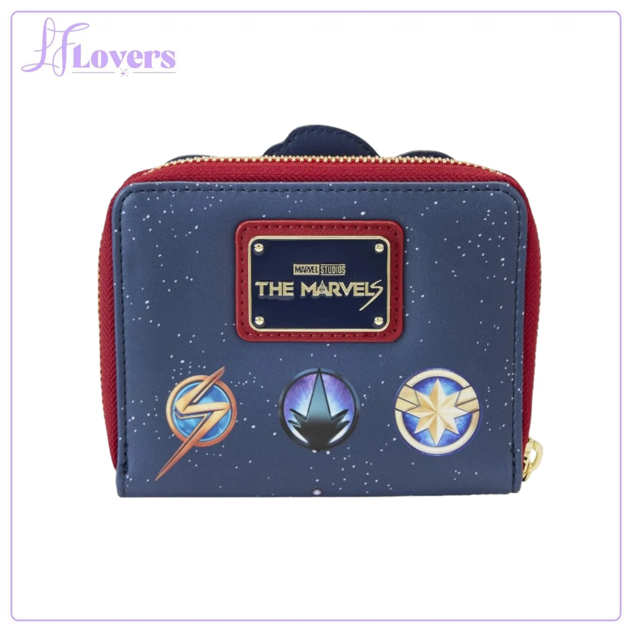 Loungefly Marvel The Marvels Group Zip Around Wallet