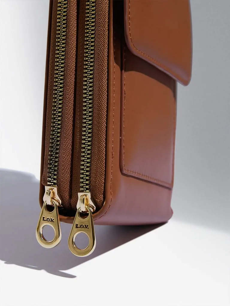 LOV Tan Sling Bag