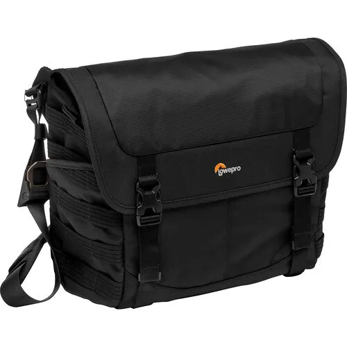 Lowepro ProTactic MG 160 AW II Water Resistance Camera Messenger Bag for DSLR Lens and Drones (Black)
