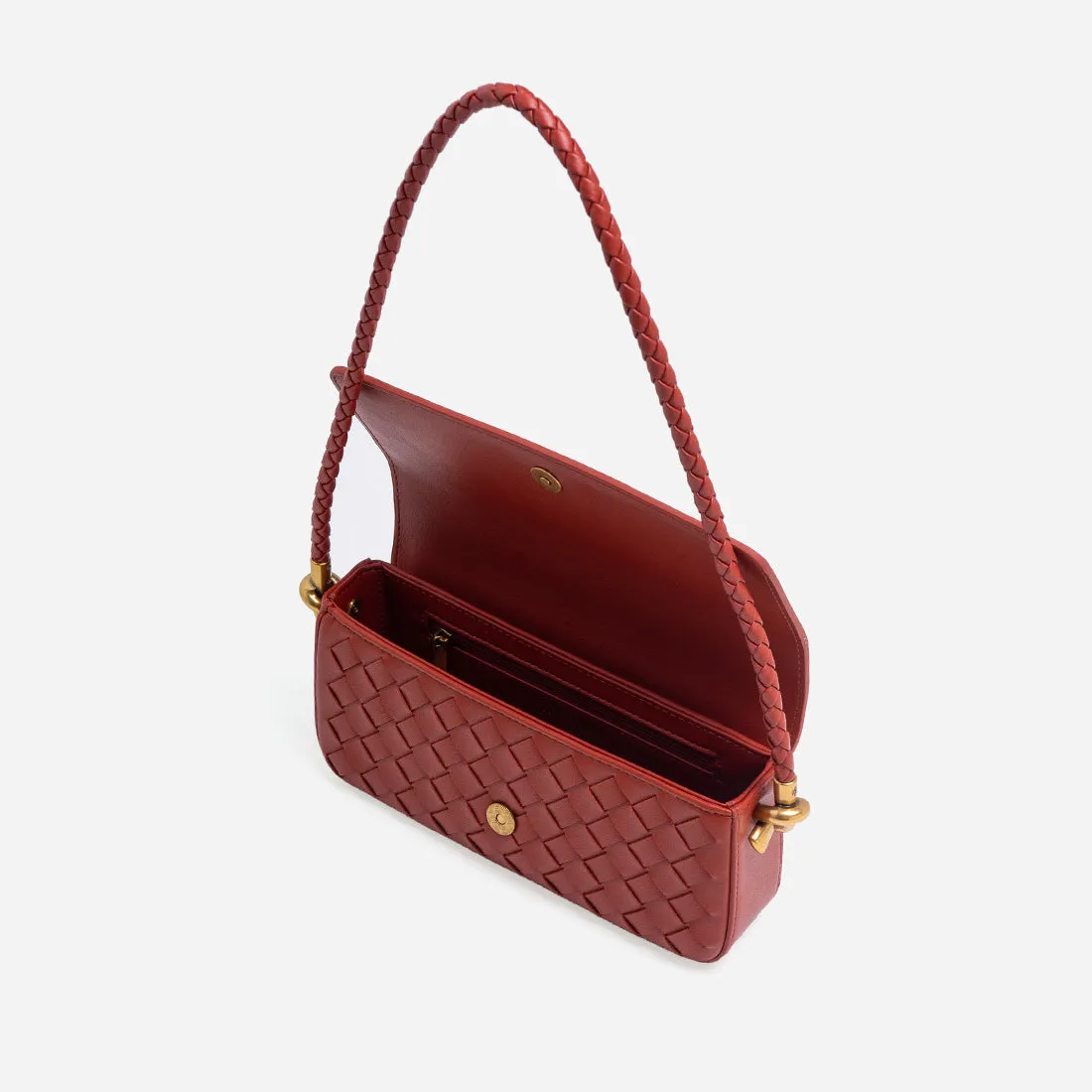 Lucca Woven Shoulder Bag