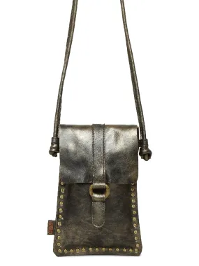 Luminosa: Metallic Effect With Side Revit Leather Phone Pouch