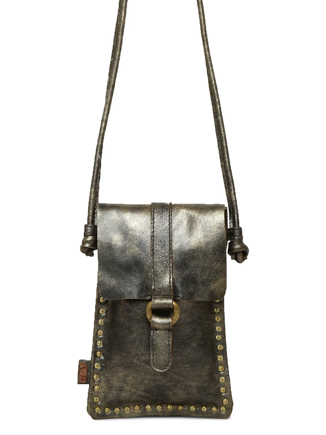 Luminosa: Metallic Effect With Side Revit Leather Phone Pouch