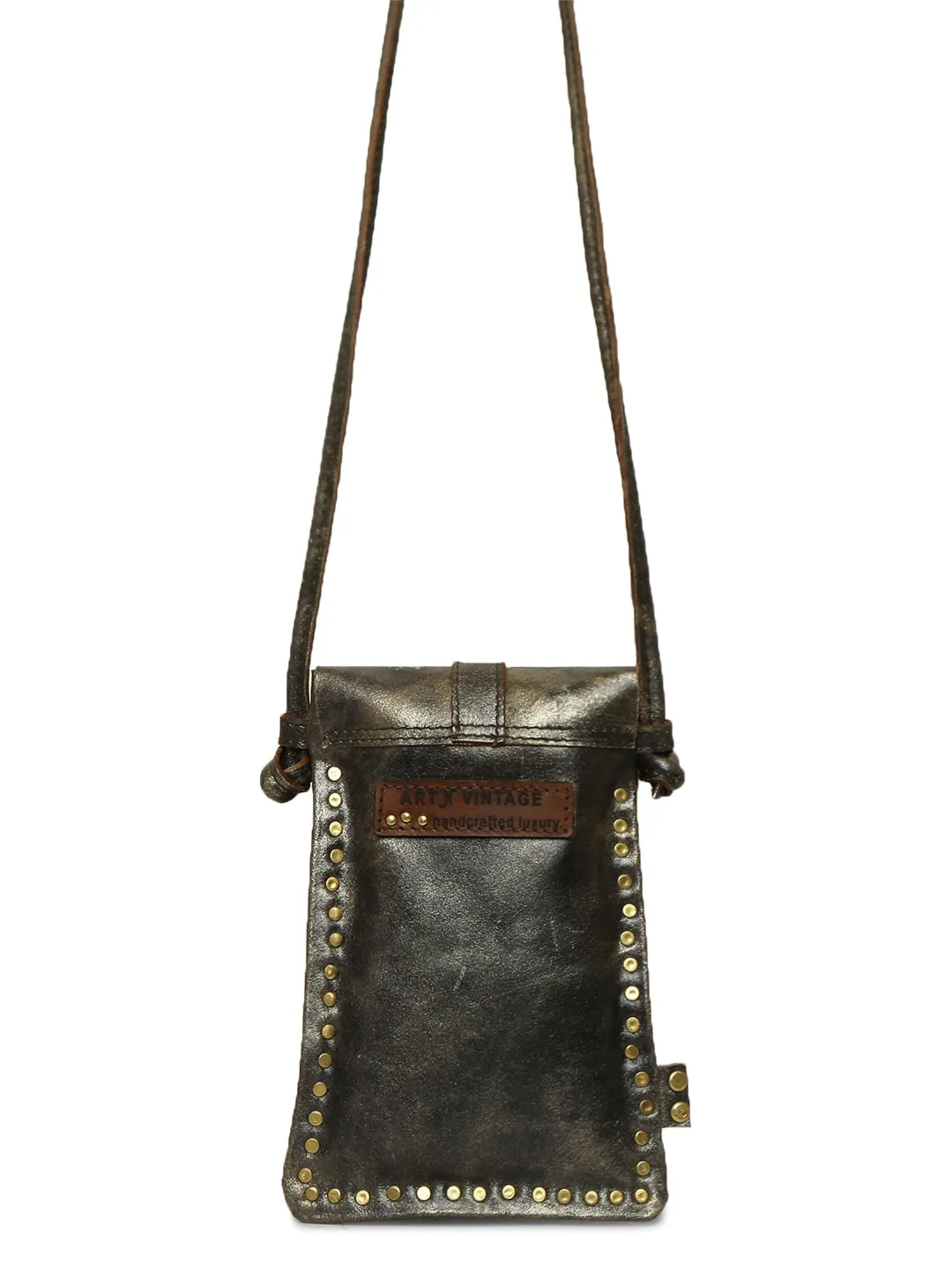 Luminosa: Metallic Effect With Side Revit Leather Phone Pouch