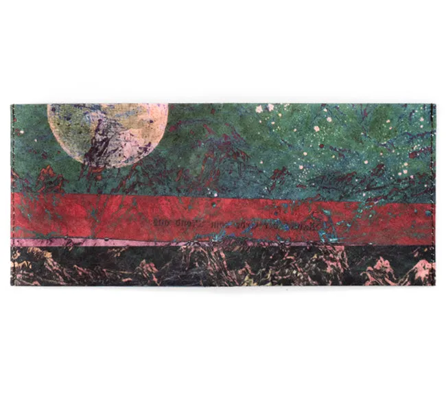'Lunar Path' Flat Wallet | RFID Protection