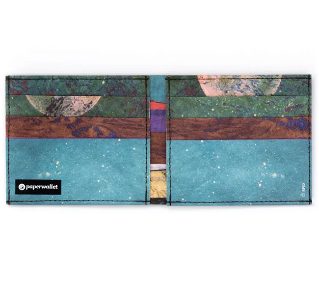 'Lunar Path' Flat Wallet | RFID Protection