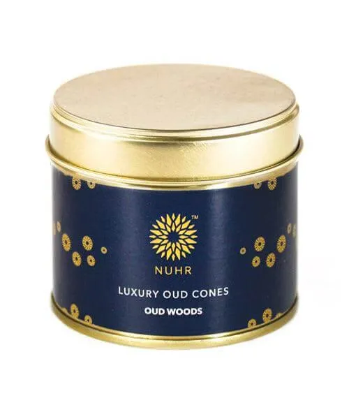 Luxury Oud Incense Cones by NUHR Home - Oud Woods