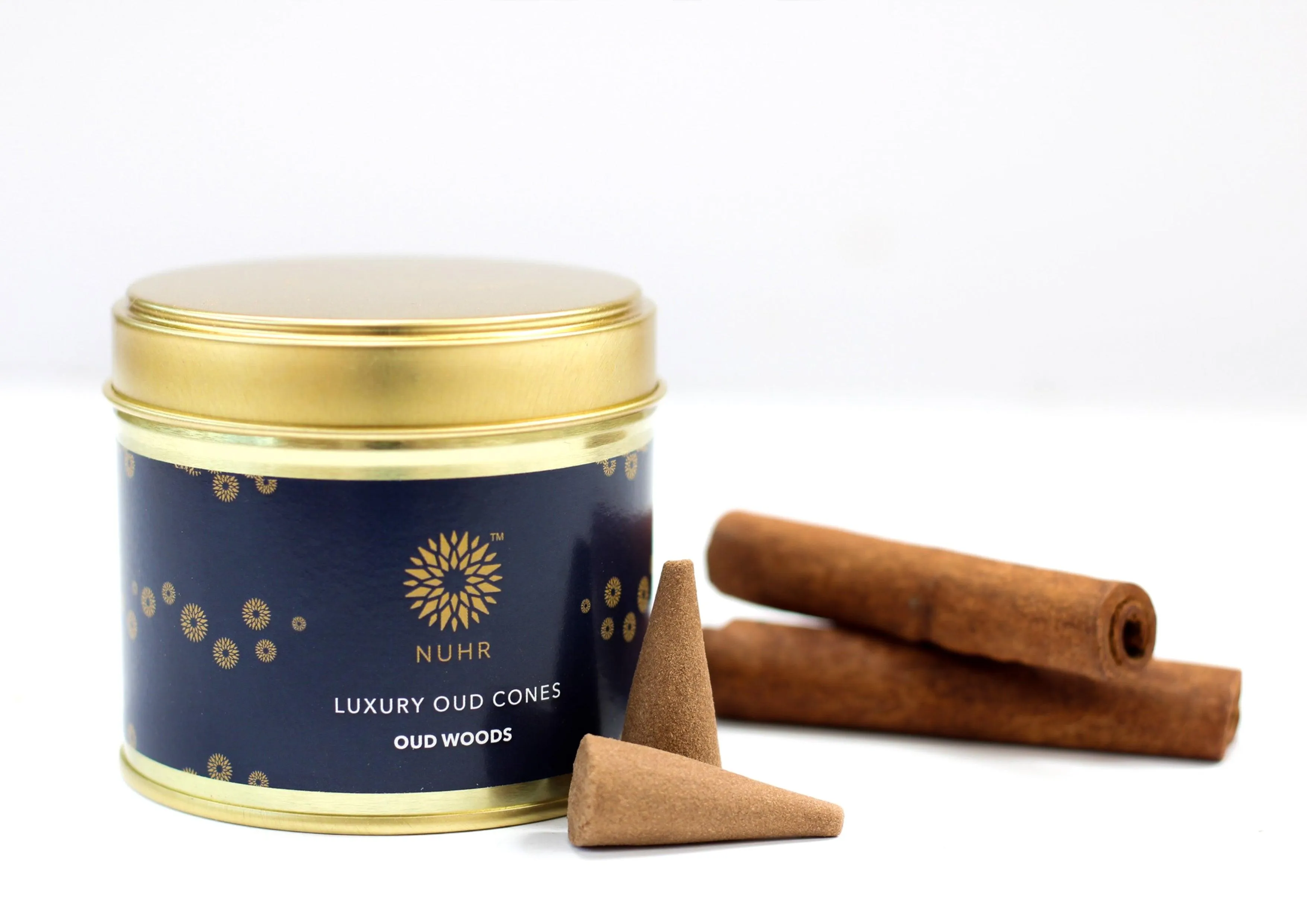 Luxury Oud Incense Cones by NUHR Home - Oud Woods