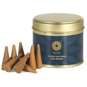 Luxury Oud Incense Cones by NUHR Home - Oud Woods