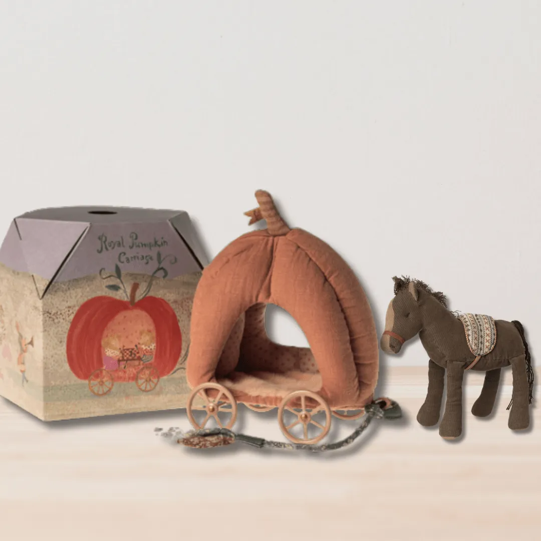 Maileg Pumpkin Carriage and Pony Limited Edition Bundle SOLD OUT