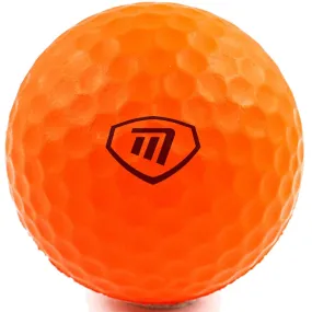 Masters Lite Flite Foam Practice Balls (6 Pack) in Eco Bag - Orange