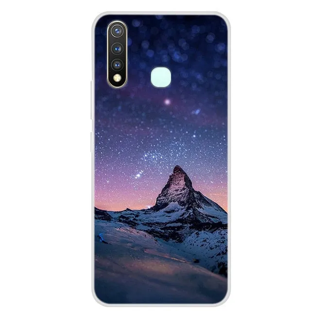 MEAFORD Silicone Soft Art Clear bumper Phone Case
