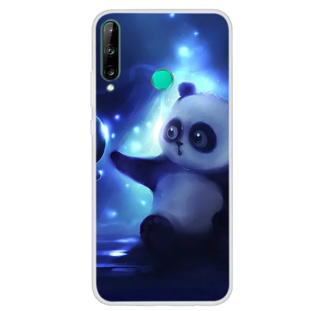MEAFORD Silicone Soft Art Clear bumper Phone Case