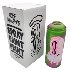 Melty Misfit Eye Drip- Pink/Green Spray Paint Can by Buff Monster